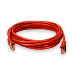 Picture of 35ft Orange CAT 6 Shielded PVC Ethernet Cable Snagless Easy Clear Boot RJ-45 M/M