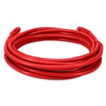 Picture of 35ft Red CAT 6 Shielded PVC Ethernet Cable Snagless Easy Clear Boot RJ-45 M/M