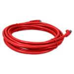 Picture of 35ft Red CAT 6 Shielded PVC Ethernet Cable Snagless Easy Clear Boot RJ-45 M/M