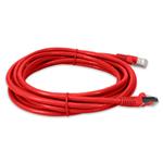 Picture of 35ft Red CAT 6 Shielded PVC Ethernet Cable Snagless Easy Clear Boot RJ-45 M/M