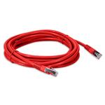 Picture of 35ft Red CAT 6 Shielded PVC Ethernet Cable Snagless Easy Clear Boot RJ-45 M/M