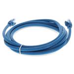 Picture of 10-Pieces of 3ft Blue CAT 6A PVC Ethernet Cables Snagless Bubble Boot RJ-45 M/M