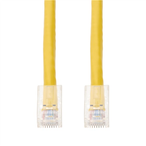 Picture of 3ft Yellow CAT 6 PVC Ethernet Cable Non-Booted RJ-45 M/M