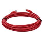 Picture of 40ft Red CAT 5E PVC Ethernet Cable Snagless Bubble Boot RJ-45 M/M