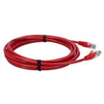 Picture of 40ft Red CAT 5E PVC Ethernet Cable Snagless Bubble Boot RJ-45 M/M
