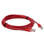 Picture of 40ft Red CAT 5E PVC Ethernet Cable Snagless Bubble Boot RJ-45 M/M
