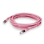Picture of 40ft Pink CAT 6 Shielded PVC Ethernet Cable Snagless Easy Clear Boot RJ-45 M/M