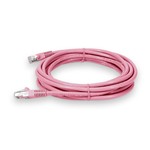 Picture of 40ft Pink CAT 6 Shielded PVC Ethernet Cable Snagless Easy Clear Boot RJ-45 M/M