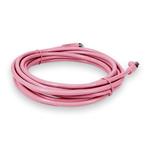 Picture of 40ft Pink CAT 6 Shielded PVC Ethernet Cable Snagless Easy Clear Boot RJ-45 M/M