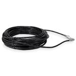 Picture of 45ft Black CAT 6A Shielded PVC Ethernet Cable Snagless Easy Clear Boot RJ-45 M/M