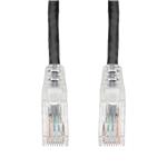 Picture of 4ft Black CAT 6 PVC Ethernet Cable Snagless Easy Clear Boot TAA RJ-45 M/M