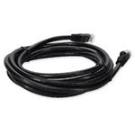 Picture of 4ft Black CAT 6 PVC Ethernet Cable Snagless Easy Clear Boot TAA RJ-45 M/M