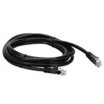 Picture of 4ft Black CAT 6 PVC Ethernet Cable Snagless Easy Clear Boot TAA RJ-45 M/M