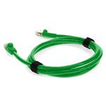 Picture of 4ft Green CAT 6 PVC Ethernet Cable Snagless Easy Clear Boot TAA RJ-45 M/M