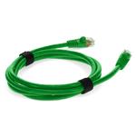Picture of 4ft Green CAT 6 PVC Ethernet Cable Snagless Easy Clear Boot TAA RJ-45 M/M