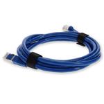 Picture of 4ft Blue CAT 7 Shielded (S/FTP) PVC Ethernet Cable Snagless Bubble Boot RJ-45 M/M