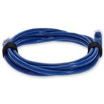 Picture of 4ft Blue CAT 7 Shielded (S/FTP) PVC Ethernet Cable Snagless Bubble Boot RJ-45 M/M