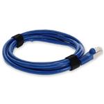 Picture of 4ft Blue CAT 7 Shielded (S/FTP) PVC Ethernet Cable Snagless Bubble Boot RJ-45 M/M