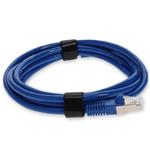 Picture of 4ft Blue CAT 7 Shielded (S/FTP) PVC Ethernet Cable Snagless Bubble Boot RJ-45 M/M