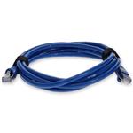 Picture of 4ft Blue CAT 7 Shielded (S/FTP) PVC Ethernet Cable Snagless Bubble Boot RJ-45 M/M
