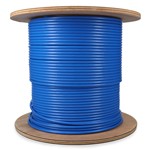 Picture of 500ft Non-Terminated Blue CAT 6A Shielded Plenum-Rated Bulk Cable