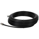 Picture of 50ft TNC (Male) to TNC (Female) Black Coaxial Simplex PVC Copper Patch Cable