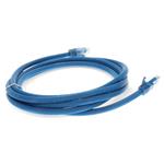 Picture of 25-Pieces of 5ft Blue CAT 6A PVC Ethernet Cables Snagless Bubble Boot RJ-45 M/M