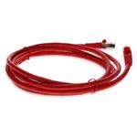 Picture of 5ft Red CAT 6 Shielded PVC Ethernet Cable Snagless Easy Clear Boot RJ-45 M/M