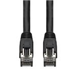 Picture of 25-Pack 5ft Black CAT 8 Shielded (S/FTP) PVC Ethernet Cable Snagless Easy Boot RJ-45 M/M