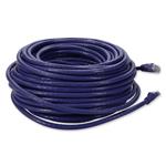 Picture of 60ft Purple CAT 6 PVC Ethernet Cable Snagless Easy Clear Boot TAA RJ-45 M/M