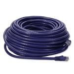 Picture of 60ft Purple CAT 6 PVC Ethernet Cable Snagless Easy Clear Boot TAA RJ-45 M/M