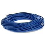 Picture of 60ft Blue CAT 6A PVC Ethernet Cable Snagless Bubble Boot RJ-45 M/M