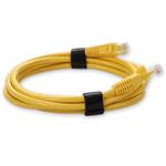 Picture of 6ft Yellow CAT 6 PVC Ethernet Cable Snagless Bubble Boot RJ-45 M/M