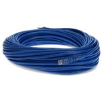 Picture of 25-Pieces of 75ft Blue CAT 6A PVC Ethernet Cables Snagless Bubble Boot RJ-45 M/M