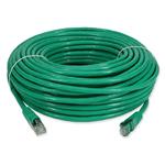 Picture of 75ft Green CAT 6 Shielded PVC Ethernet Cable Snagless Easy Clear Boot RJ-45 M/M