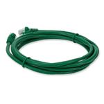 Picture of 7ft Green CAT 5E PVC Ethernet Cable Snagless Bubble Boot RJ-45 M/M