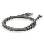 Picture of 7ft Gray CAT 6 PVC Ethernet Cable Snagless Bubble Boot RJ-45 M/M