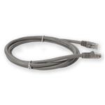 Picture of 7ft Gray CAT 6 PVC Ethernet Cable Snagless Bubble Boot RJ-45 M/M
