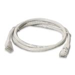 Picture of 7ft White CAT 6 PVC Ethernet Cable Snagless Bubble Boot RJ-45 M/M