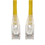 Picture of 7ft Yellow CAT 6A Shielded PVC Ethernet Cable Snagless Easy Clear Boot RJ-45 M/M