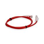 Picture of 7ft Red CAT 6 Slim PVC Ethernet Cable Snagless Clear-Claw RJ-45 M/M