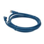 Picture of 9ft Blue CAT 5E PVC Ethernet Cable Snagless Bubble Boot RJ-45 M/M