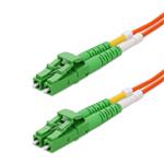 Picture of 80m ALC to ALC Orange OM1 Duplex OFNP (Plenum-Rated) MMF Fiber Patch Cable