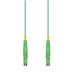 Picture of 85m ALC to ALC Aqua OM4 Simplex OFNR (Riser-Rated) Fiber Patch Cable