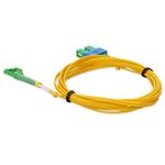 Picture of 5m ALC to ASC Yellow OS2 Duplex OFNR (Riser-Rated) SMF Fiber Patch Cable