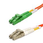 Picture of 10m ALC to LC Orange OM1 Duplex OFNP (Plenum-Rated) MMF Fiber Patch Cable