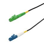 Picture of 10m ALC to LC Black OS2 Simplex OFNR (Riser-Rated) SMF Fiber Outdoor Patch Cable