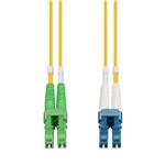 Picture of 15m ALC to LC Yellow OS2 Duplex OFNR (Riser-Rated) SMF Fiber Patch Cable