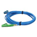 Picture of 3m ALC to LC Blue OS2 Duplex OFNR (Riser-Rated) SMF Fiber Patch Cable with Serialized Labeled Ends