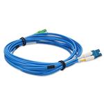 Picture of 3m ALC to LC Blue OS2 Duplex OFNR (Riser-Rated) SMF Fiber Patch Cable with Serialized Labeled Ends